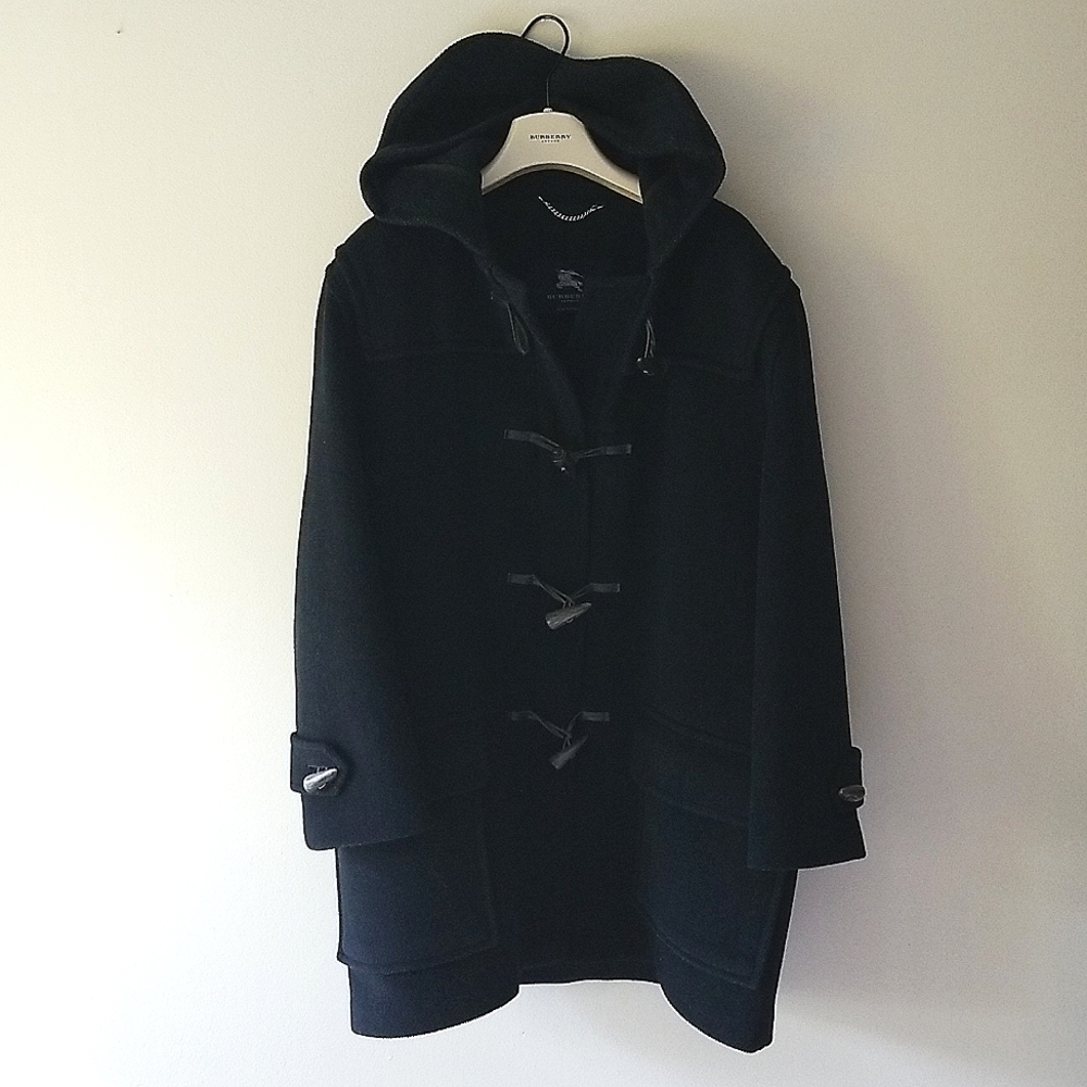 Authentic Burberry Specialty Duffle Coat Burberry Hanger Included
